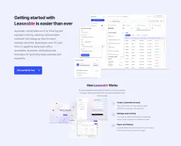 Leaseable App Landing page Redesign